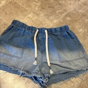 Denim Blue Women's Shorts SHEIN 3x